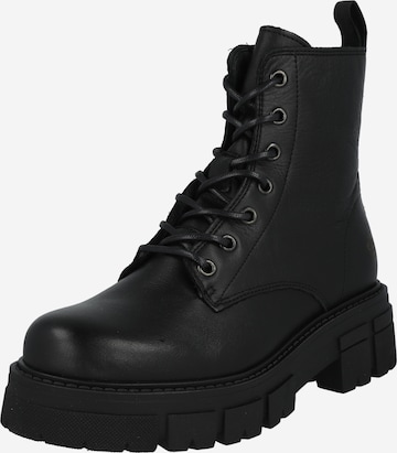 Apple of Eden Lace-Up Ankle Boots 'CASTLE' in Black: front