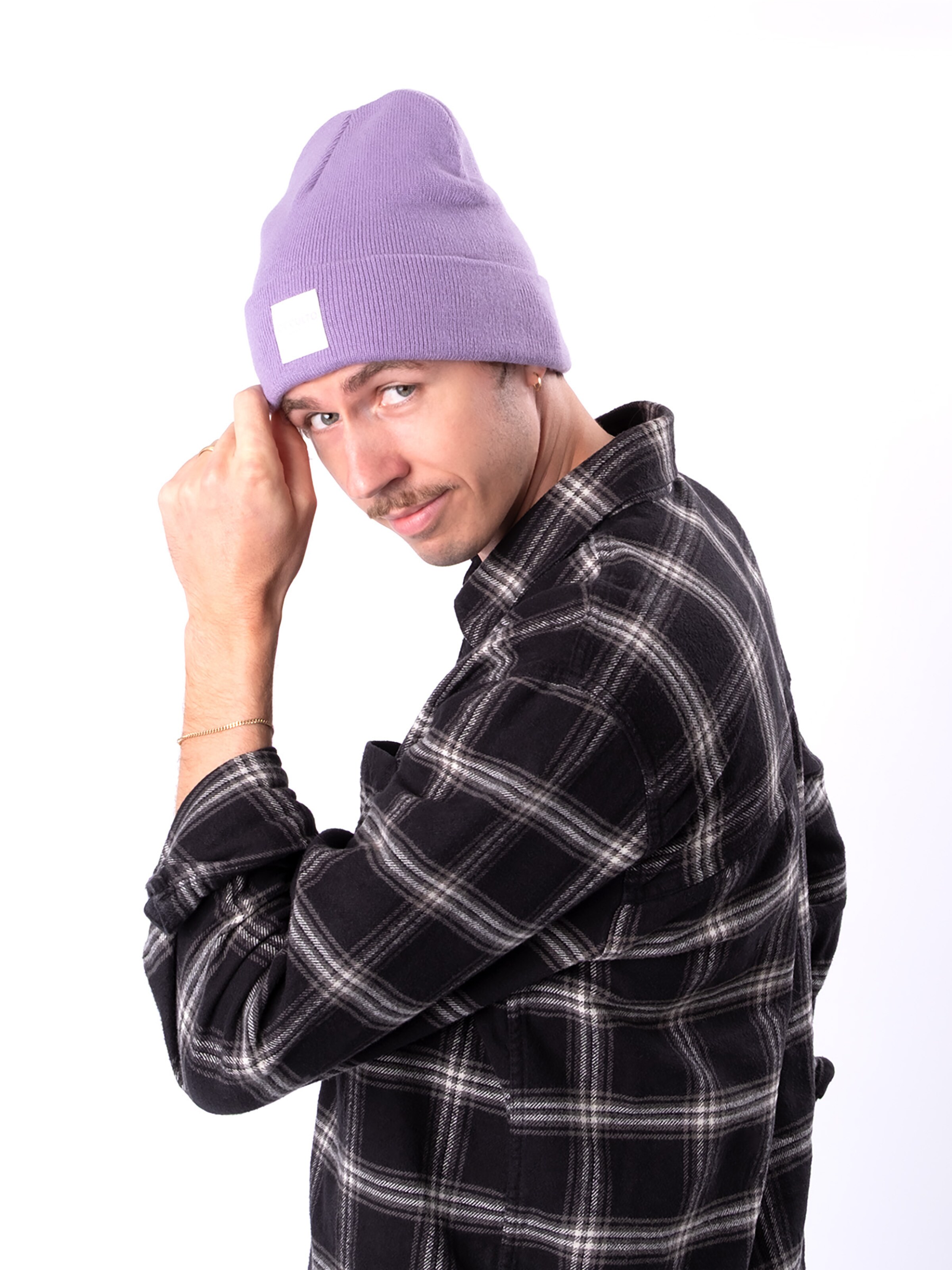 Occulto Beanie 'Eli' in Purple