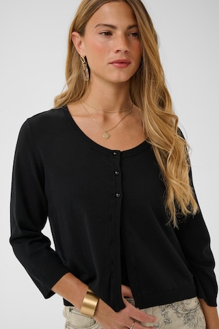 Cardigan 'CRDela' Cream en noir