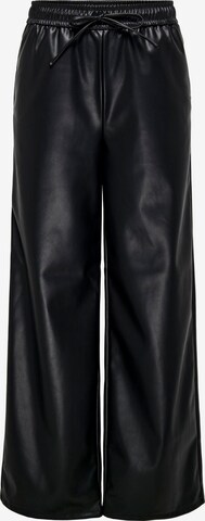 Wide Leg Pantalon 'HEIDI' ONLY en noir : devant