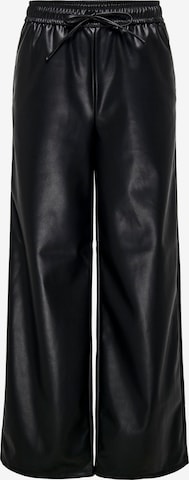 Wide Leg Pantalon 'HEIDI' ONLY en noir : devant