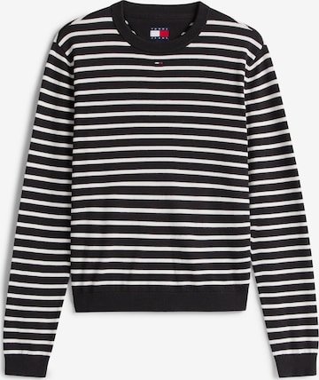 Tommy Jeans Sweater 'Essential' in Black: front