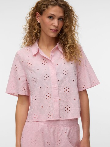 VERO MODA Bluse 'VMEliza' i pink: forside