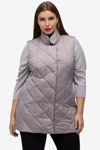 Ulla Popken Bodywarmer in Lila: voorkant