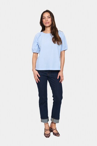 SAINT TROPEZ Blouse 'JosefiaSZ' in Blue