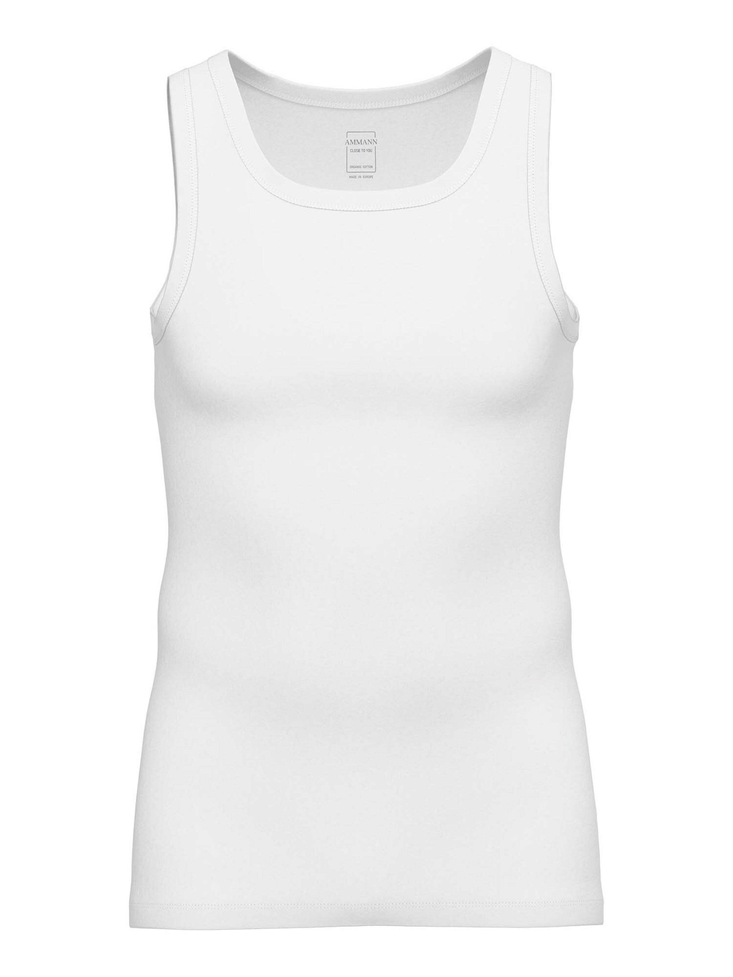 Ammann Tanktop ' Close To You ' in Weiß: Vorderseite