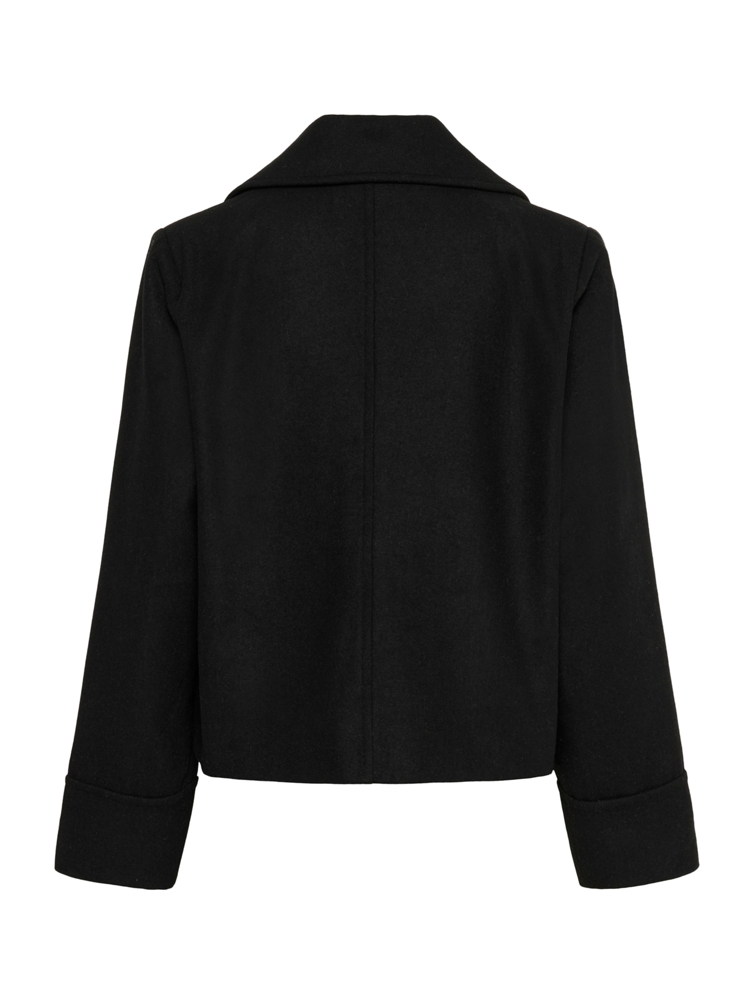 Kaffe Between-Seasons Coat 'Julia' in Black