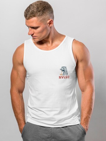Neverless Shirt 'Eat pasta' in White