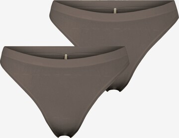 PIECES Thong 'Symmi' in Grey: front