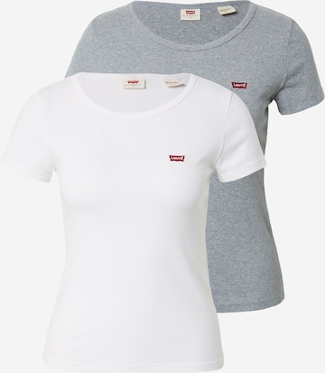 Maglietta '2Pack Crewneck Tee' di LEVI'S ® in grigio: frontale