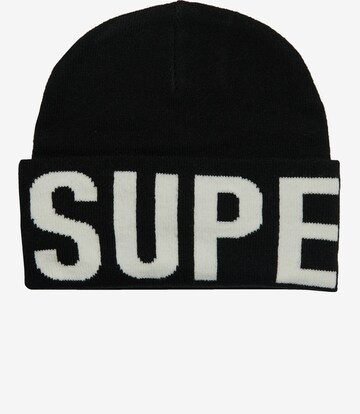 Bonnet Superdry en noir : devant