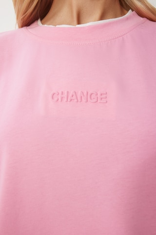 Happiness İstanbul Μπλουζάκι σε ροζ