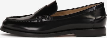 Kazar Studio Moccasins in Black: front