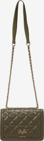 19V69 ITALIA - Mala de ombro 'Gaby Gold' em verde: frente