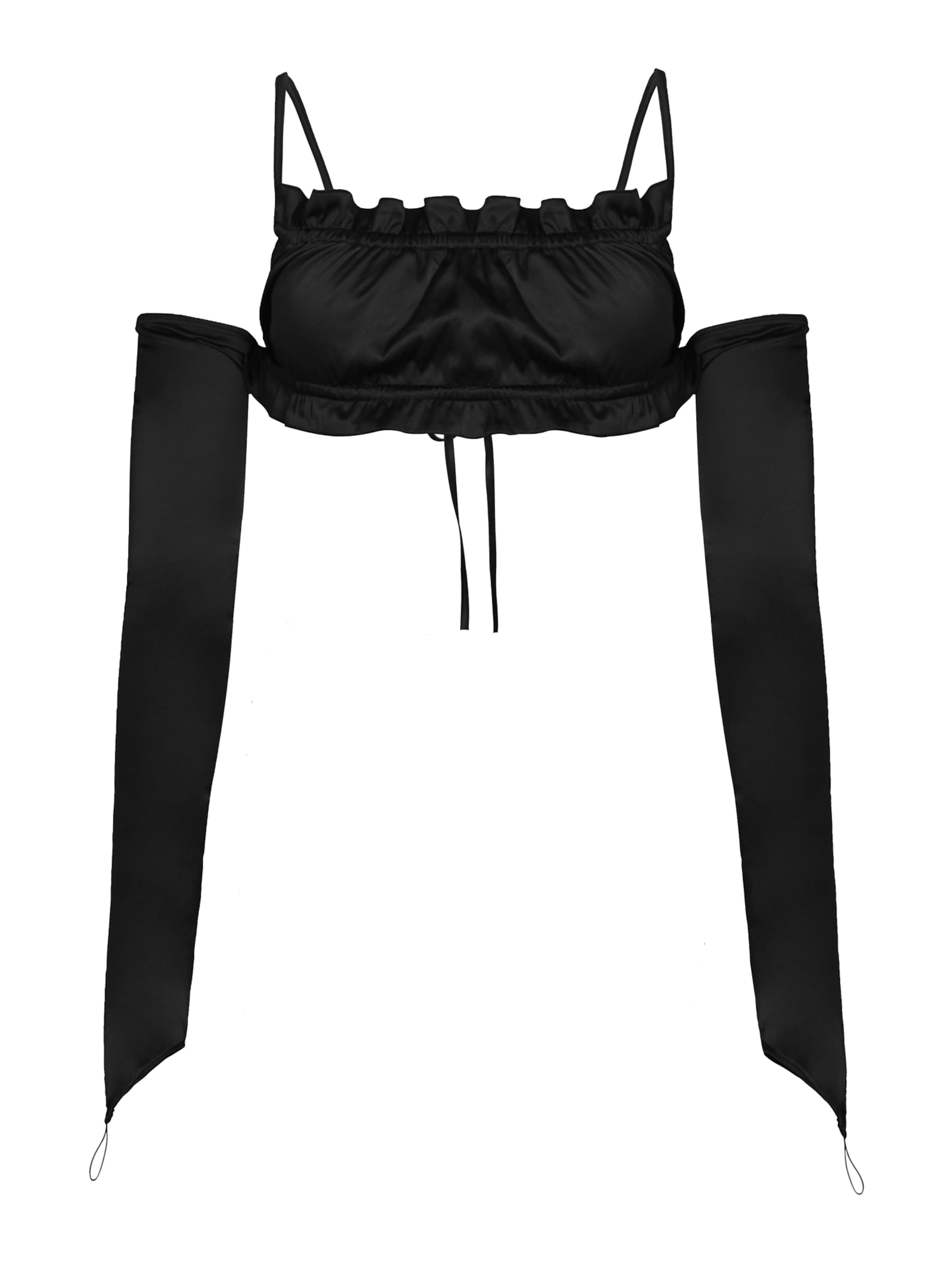 OW Collection Blouse 'IRINA' in Black: front
