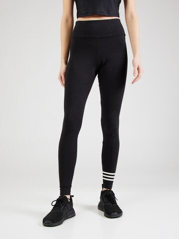 Skinny Leggings 'NEUCL' ADIDAS ORIGINALS en noir : devant
