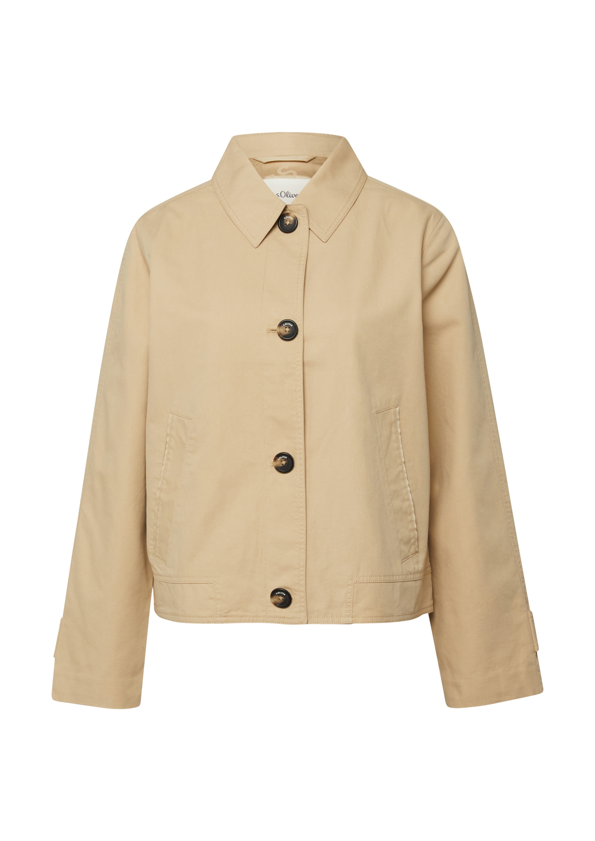 Veste mi-saison s.Oliver en beige : devant