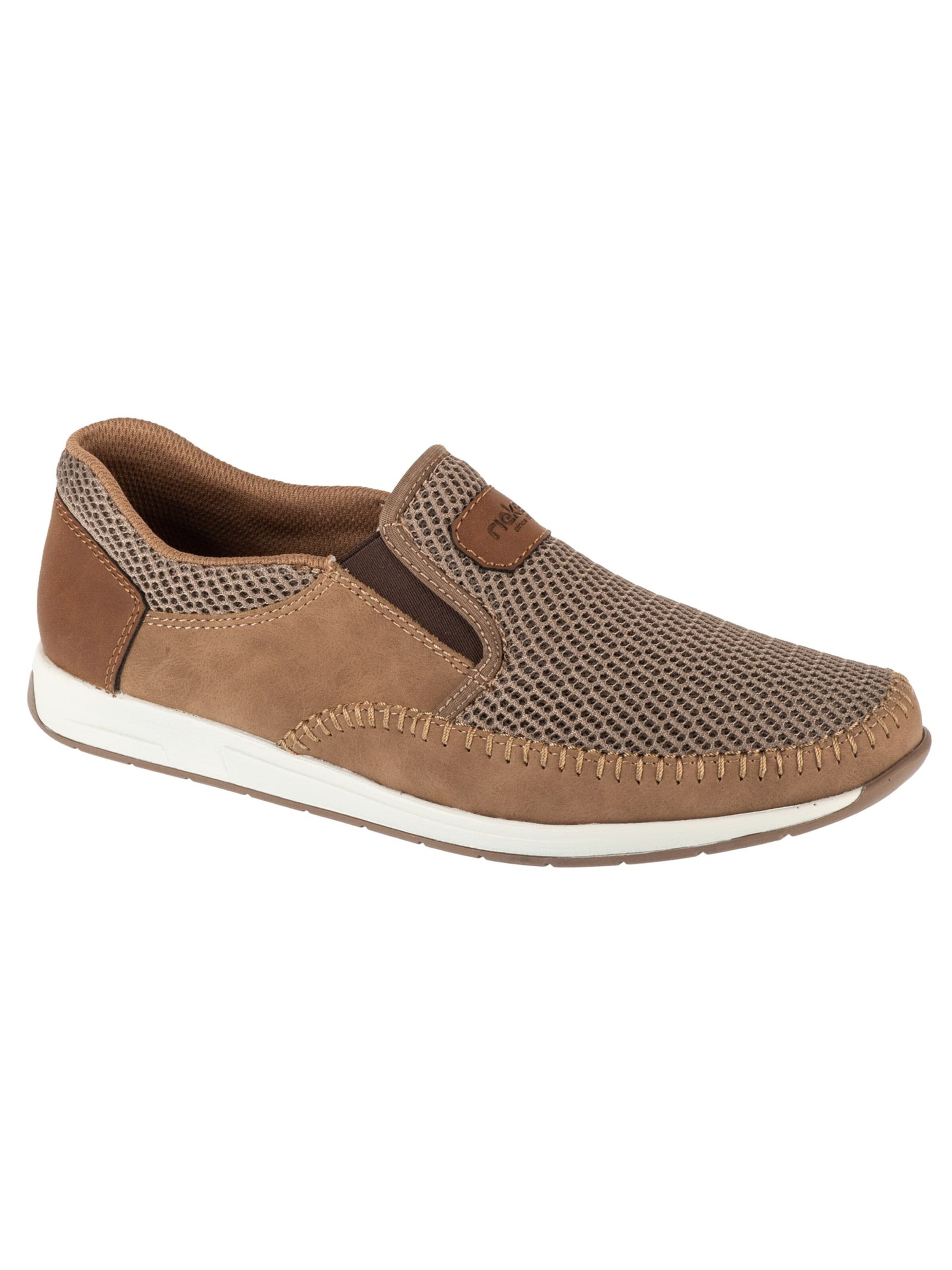 Rieker Slip-ons '11954' in Brown: front