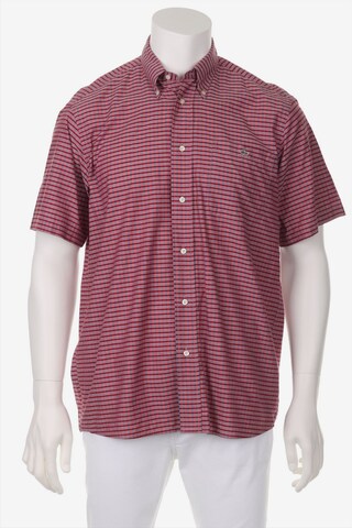 LACOSTE Button Up Shirt in M in Red: front