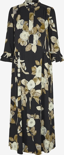 Dea Kudibal Šaty - béžová / kouřově modrá / olivová / černá, Produkt