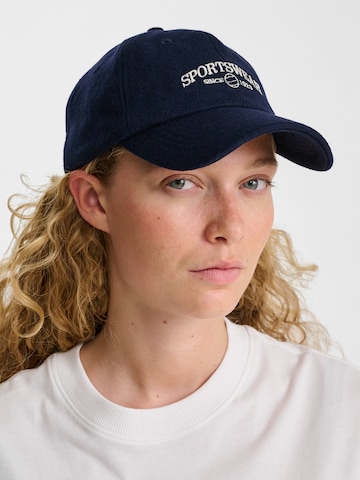 Casquette Hummel en bleu : devant