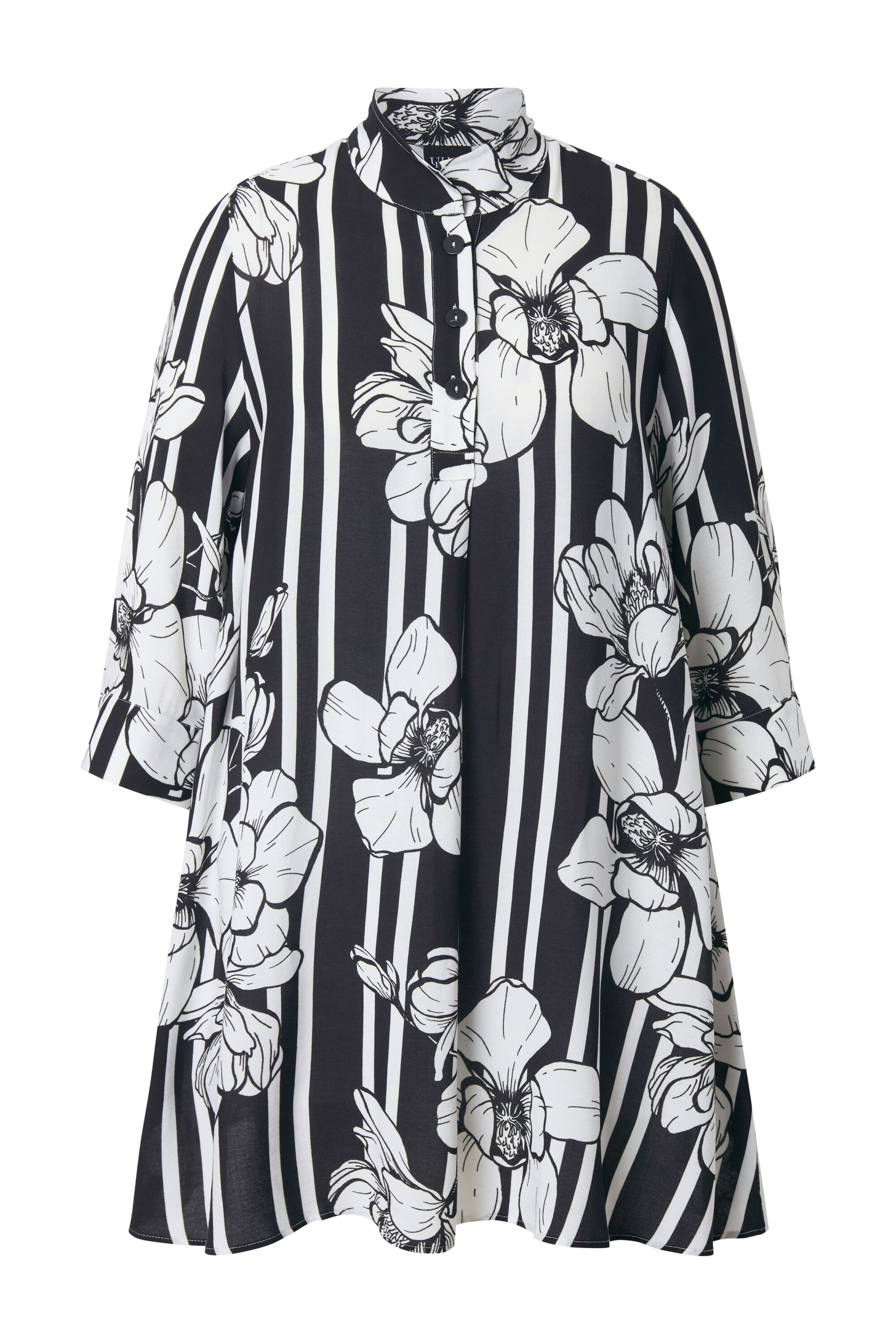 Ulla Popken Tunika in Schwarz: Vorderseite