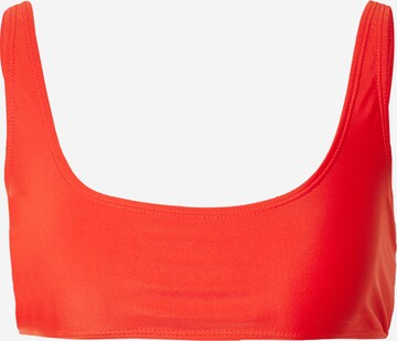 Nasty Gal Bustier Bikini zgornji del | rdeča barva: sprednja stran