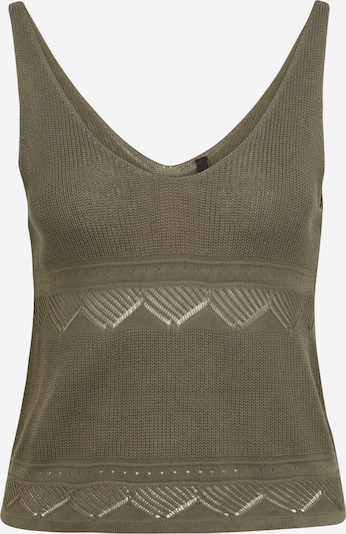 Y.A.S Petite Tops en tricot 'FAITH' en kaki, Vue avec produit