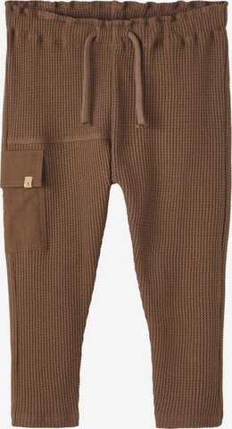 NAME IT Tapered Pants in Brown: front