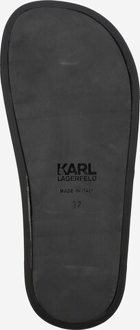 Karl Lagerfeld - Sapato aberto em preto