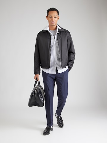 Coupe slim Chemise 'BOLD' Michael Kors en bleu