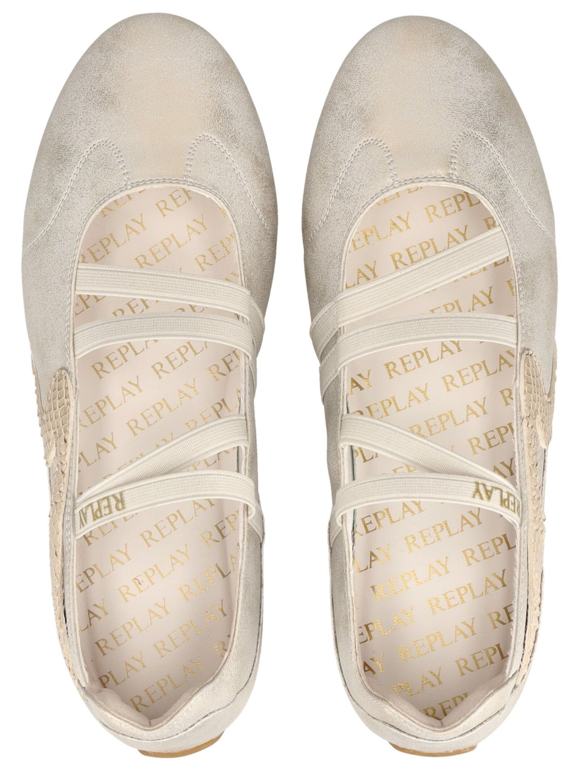 REPLAY Ballerina met riempjes in Goud