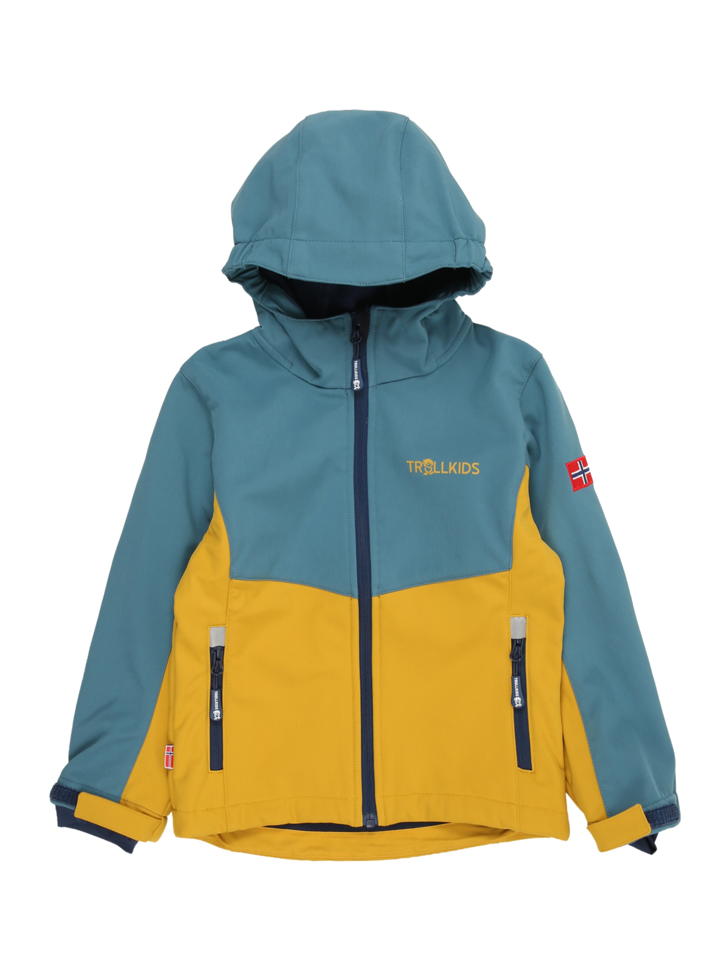 TROLLKIDSOutdoor jakna 'Kristiansand' - plava boja: prednji dio