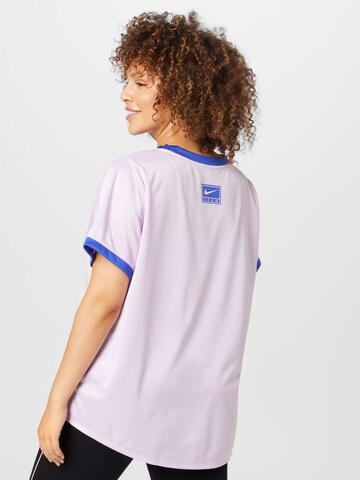 Nike Sportswear Performance shirt 'SWOOSH RUN' in Pink