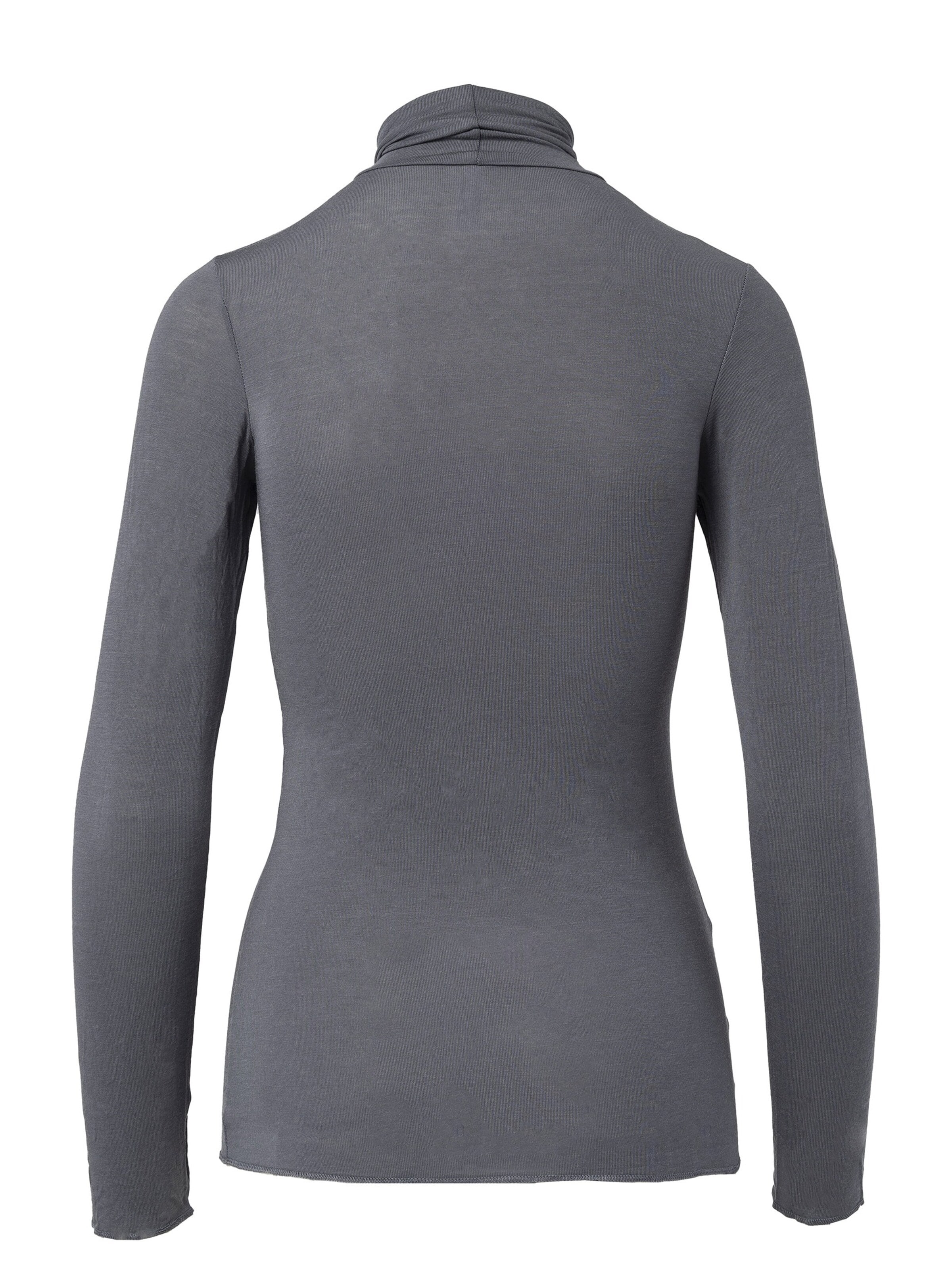 Maglietta intima 'Body Dolcevita Manica Lunga in Cashmere e Modal' di Ciocca in grigio