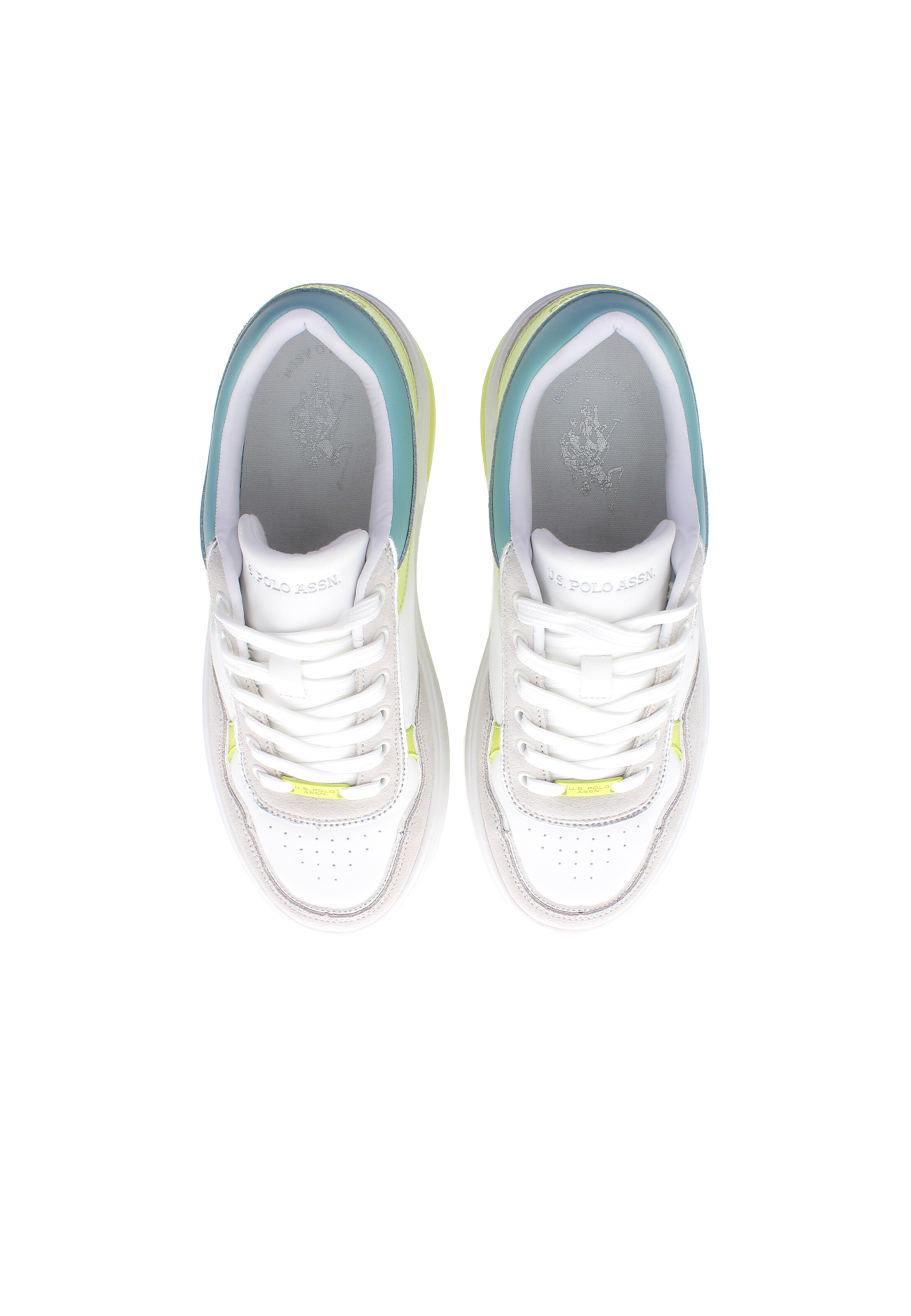 Baskets basses U.S. POLO ASSN. en blanc