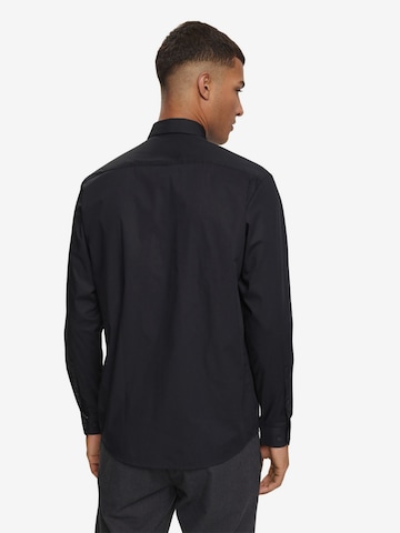 juoda ESPRIT Standartinis modelis Marškiniai