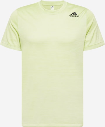T-Shirt fonctionnel ADIDAS PERFORMANCE en vert : devant