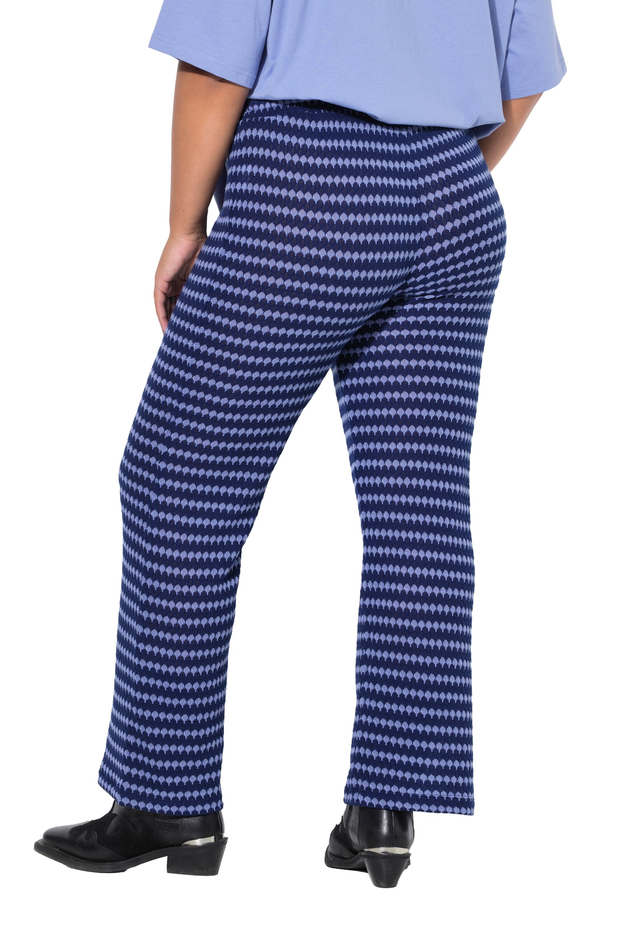 Studio Untold Wide leg Broek in Blauw