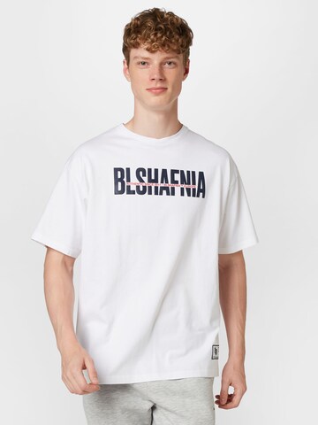 BLS HAFNIA Shirt 'Transparency' in Wit: voorkant
