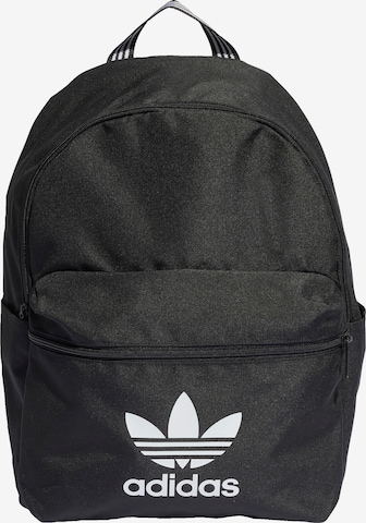 Rucsac 'Adicolor' de la ADIDAS ORIGINALS pe negru: față