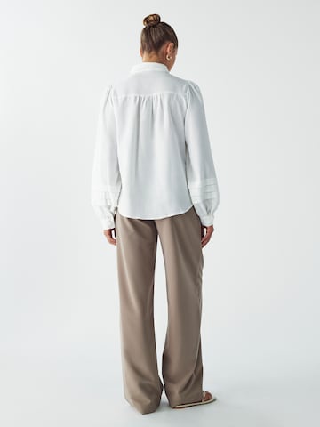 Willa Blouse in White: back