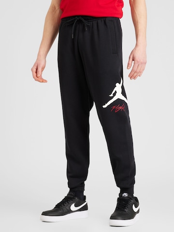 Jordan Tapered Trousers 'ESS' in Black: front