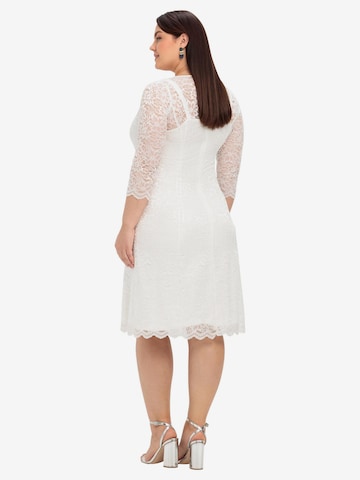 SHEEGO Cocktail Dress in White