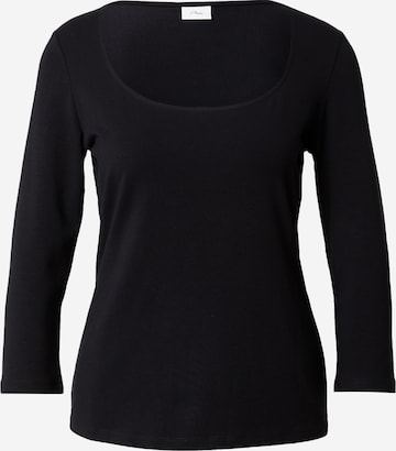 Tricou de la s.Oliver BLACK LABEL pe negru: față