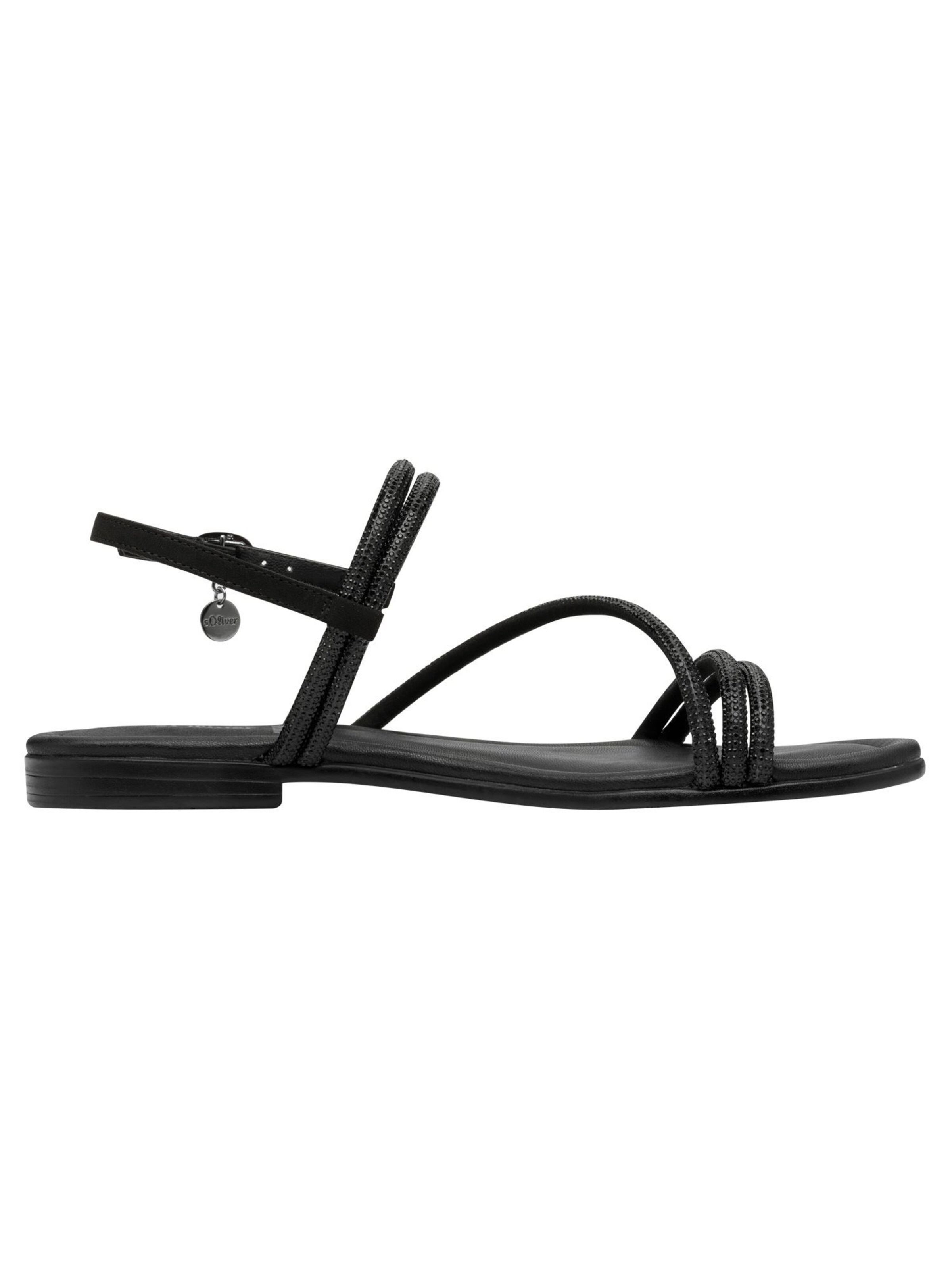 s.Oliver Sandale in Schwarz