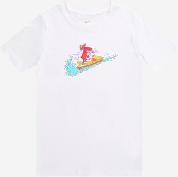 T-Shirt Nike Sportswear en blanc : devant