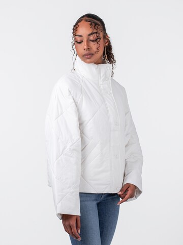 Tommy Jeans Jacke ' Diamond Quilt' in Weiß