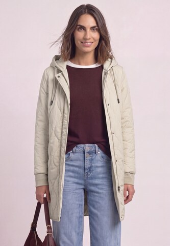 STREET ONE Blousonmantel mit Steppmuster in Beige: Vorderseite