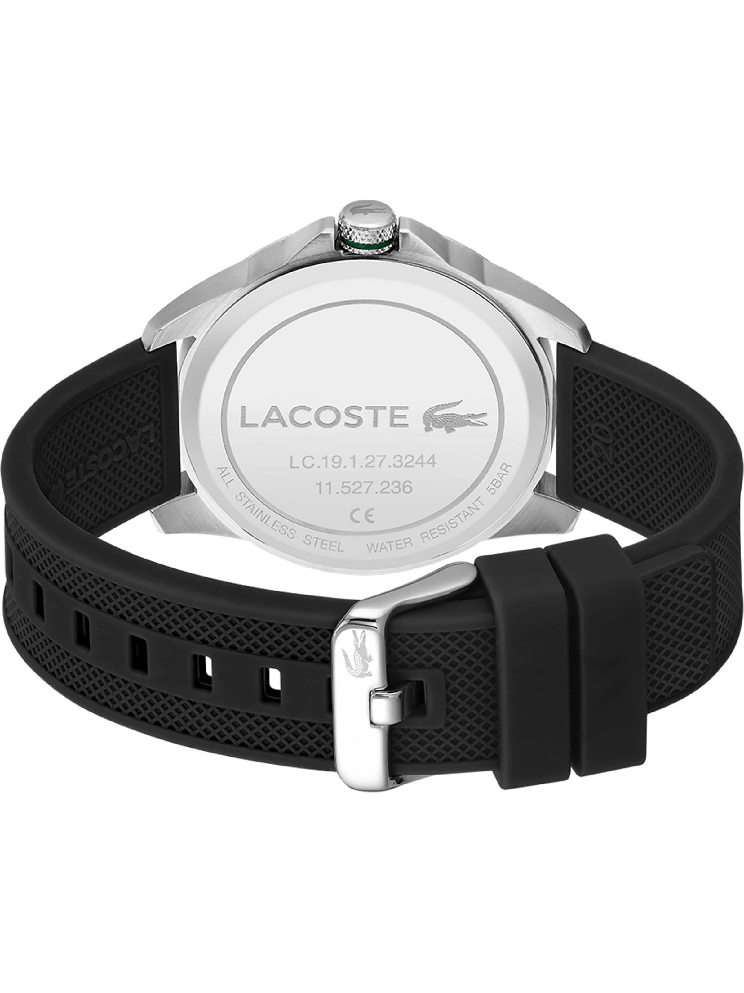 LACOSTE Analogt ur i sort